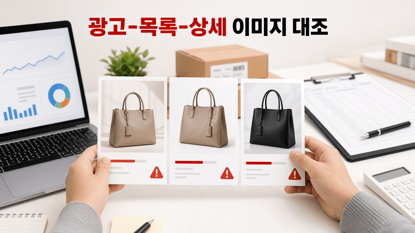 광고 목록 상세 이미지 대조