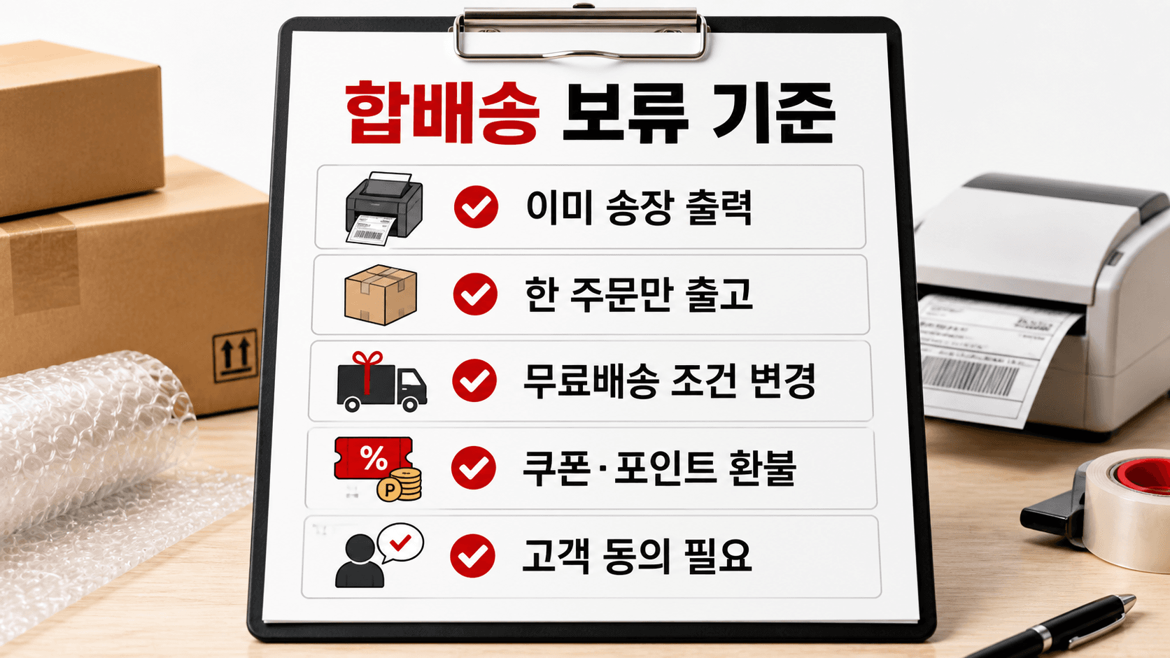 합배송 보류 기준