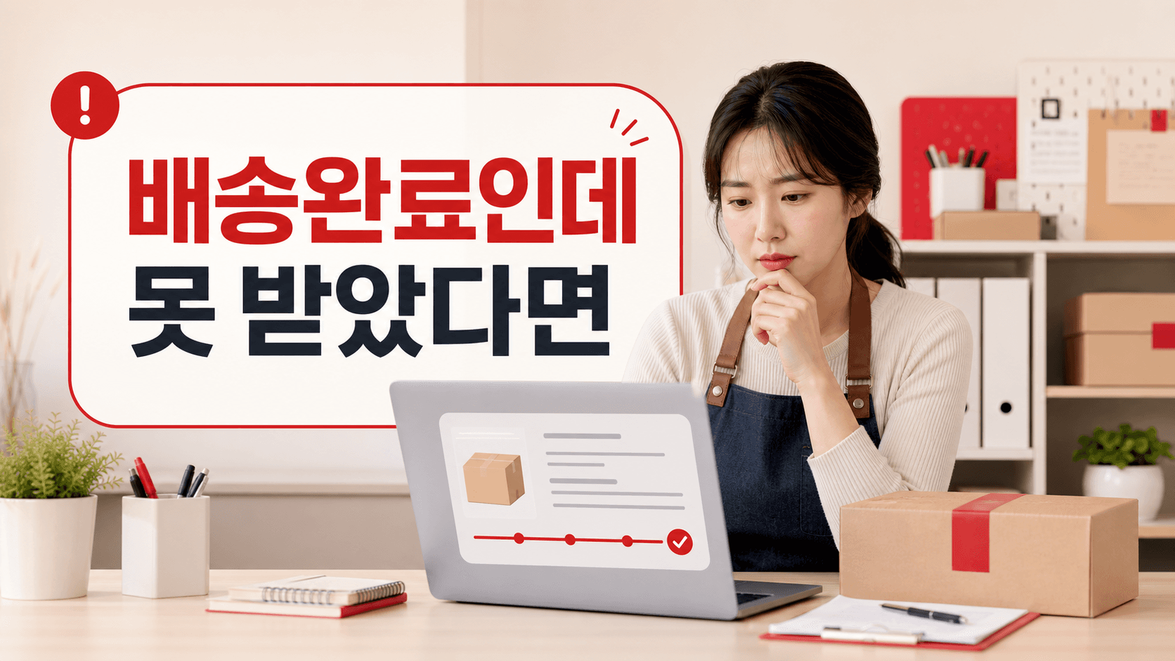 배송완료인데 못 받았다는 고객, 재배송 전에 확인할 순서