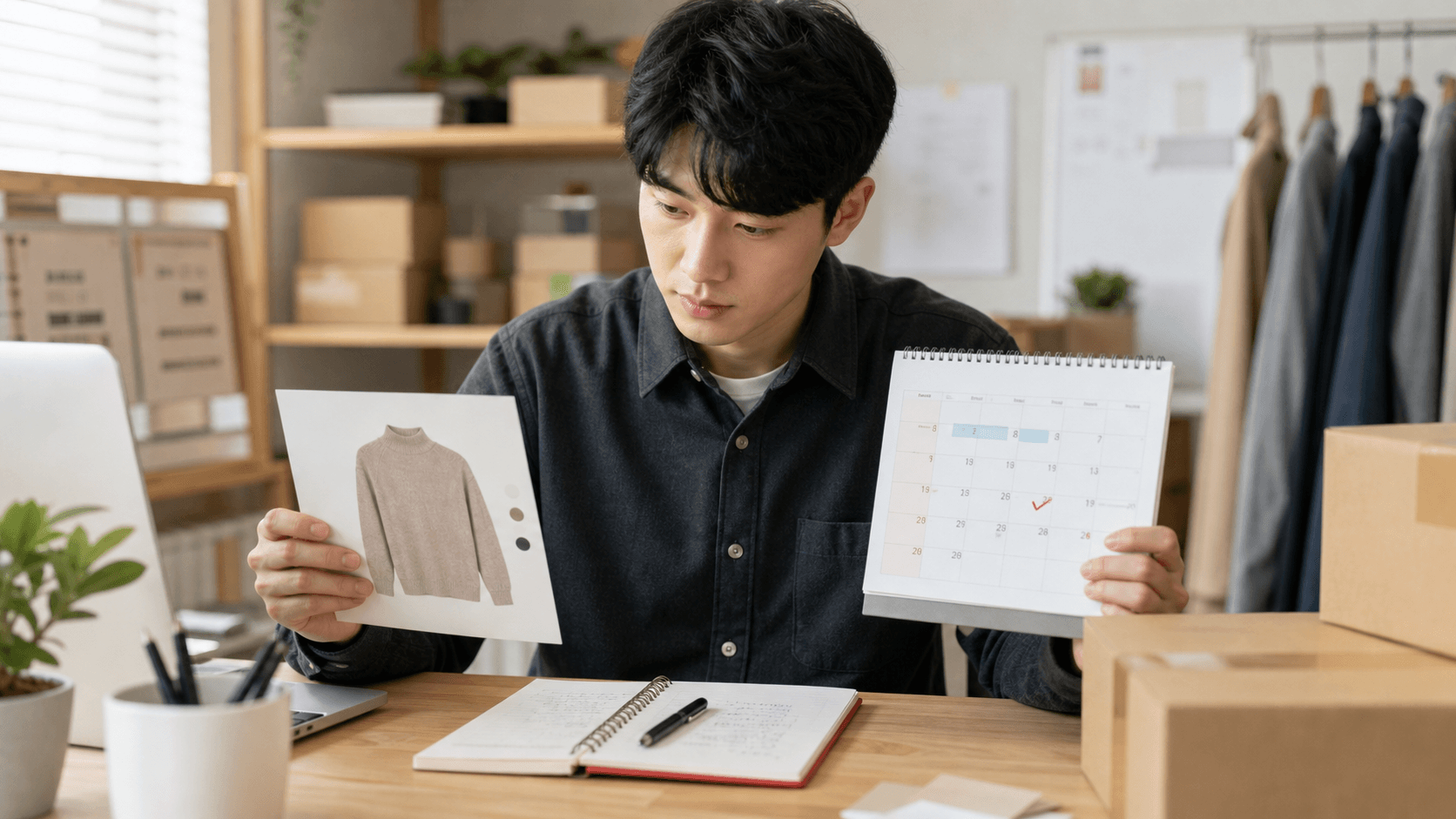 상품 정보와 배송 조건을 대조하는 판매자