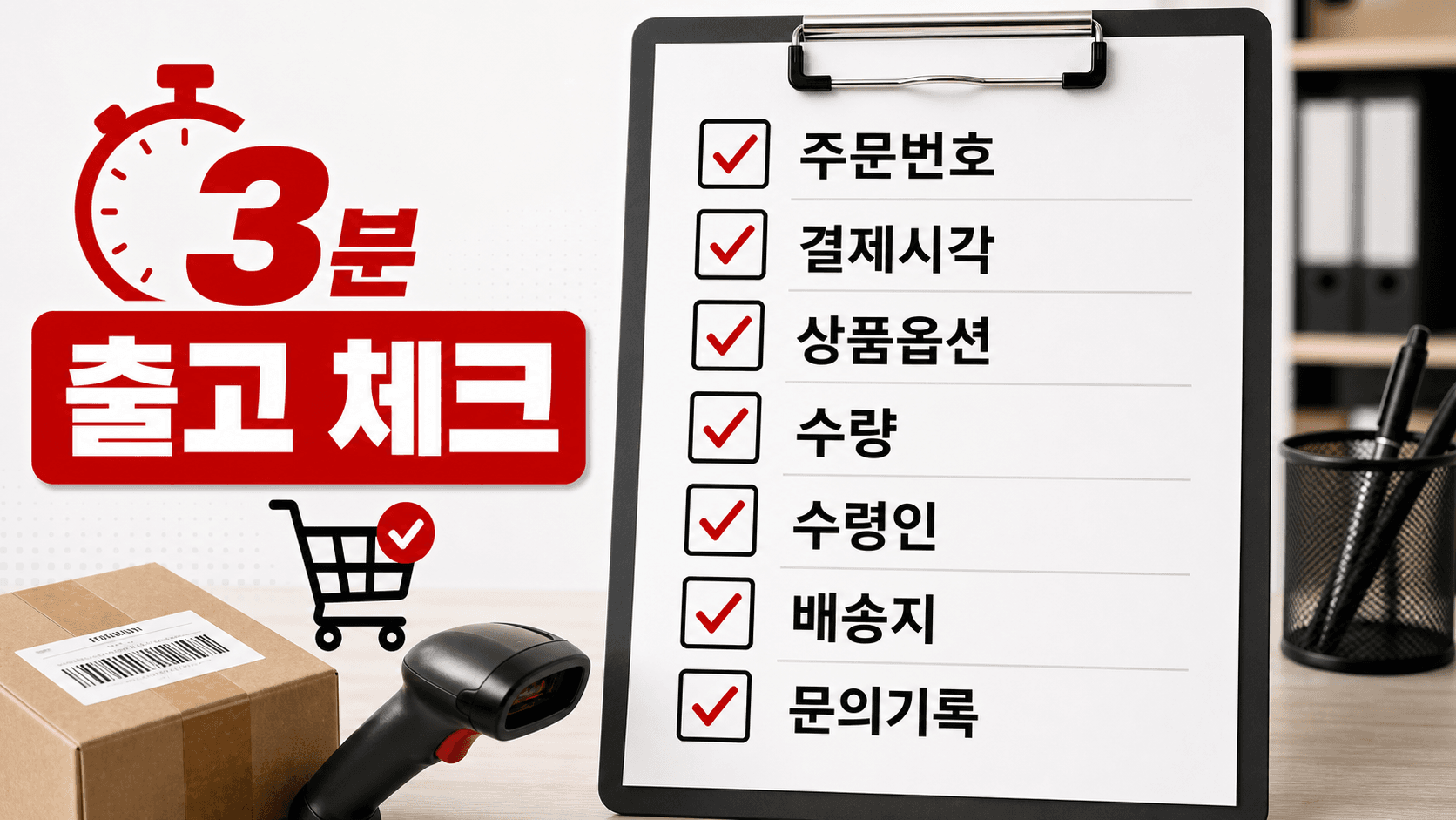 중복주문 출고 전 7곳 체크리스트
