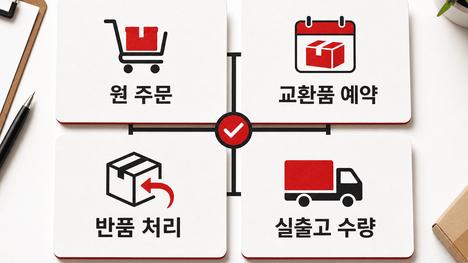 교환 출고 전 네 칸 워크시트
