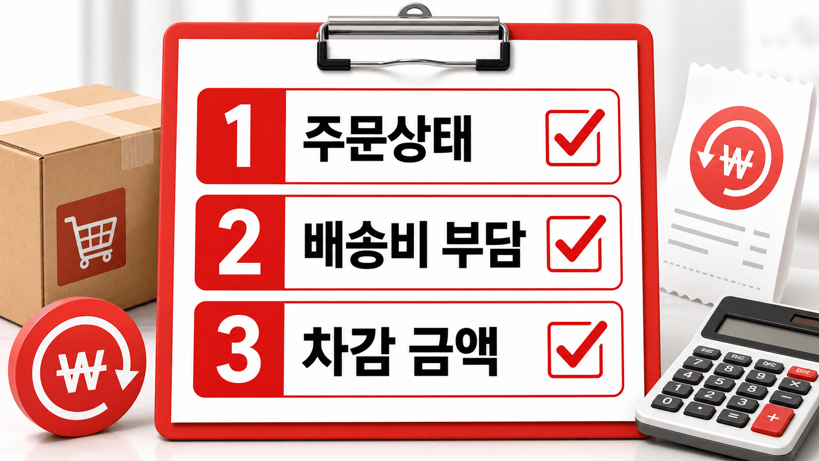 부분취소 배송비 차감 체크리스트