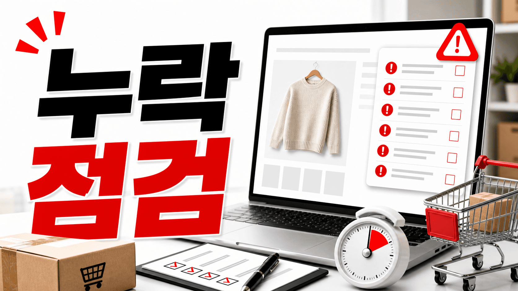 상품정보 고시 누락, 판매중지와 문의 줄이는 10분 점검표 대표 이미지