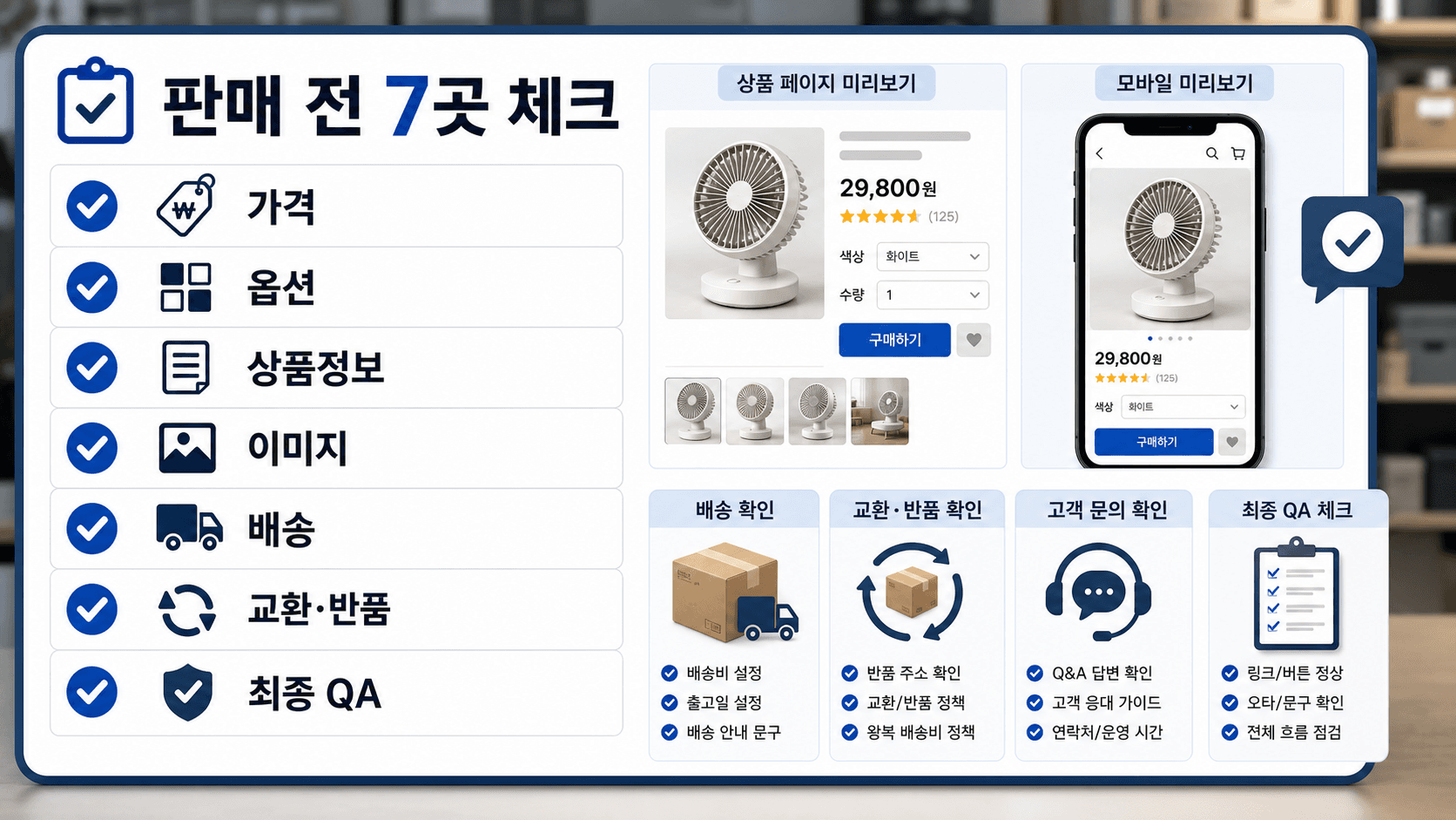 상세페이지 판매 전 체크리스트