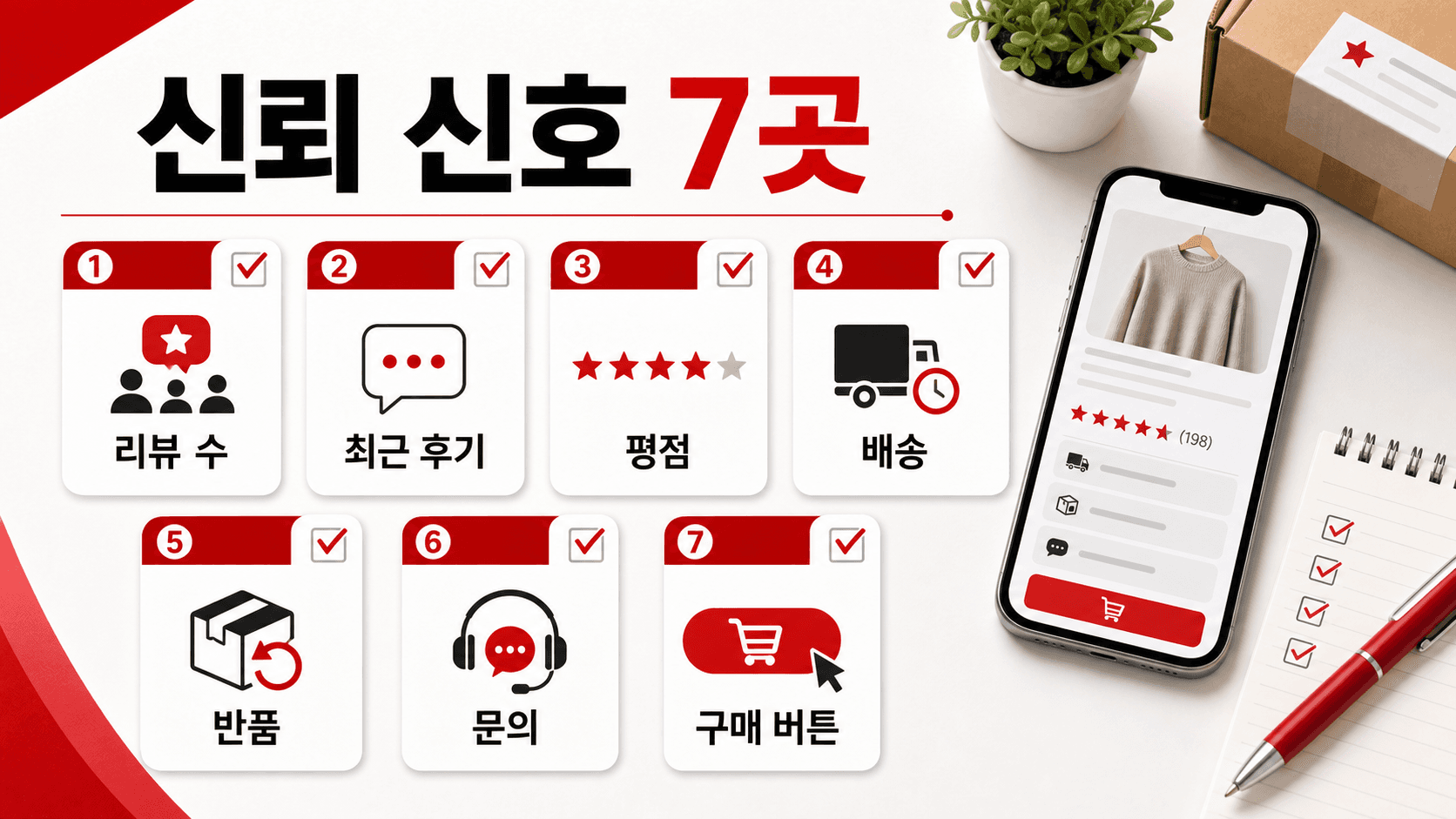 신뢰 신호 7곳 점검