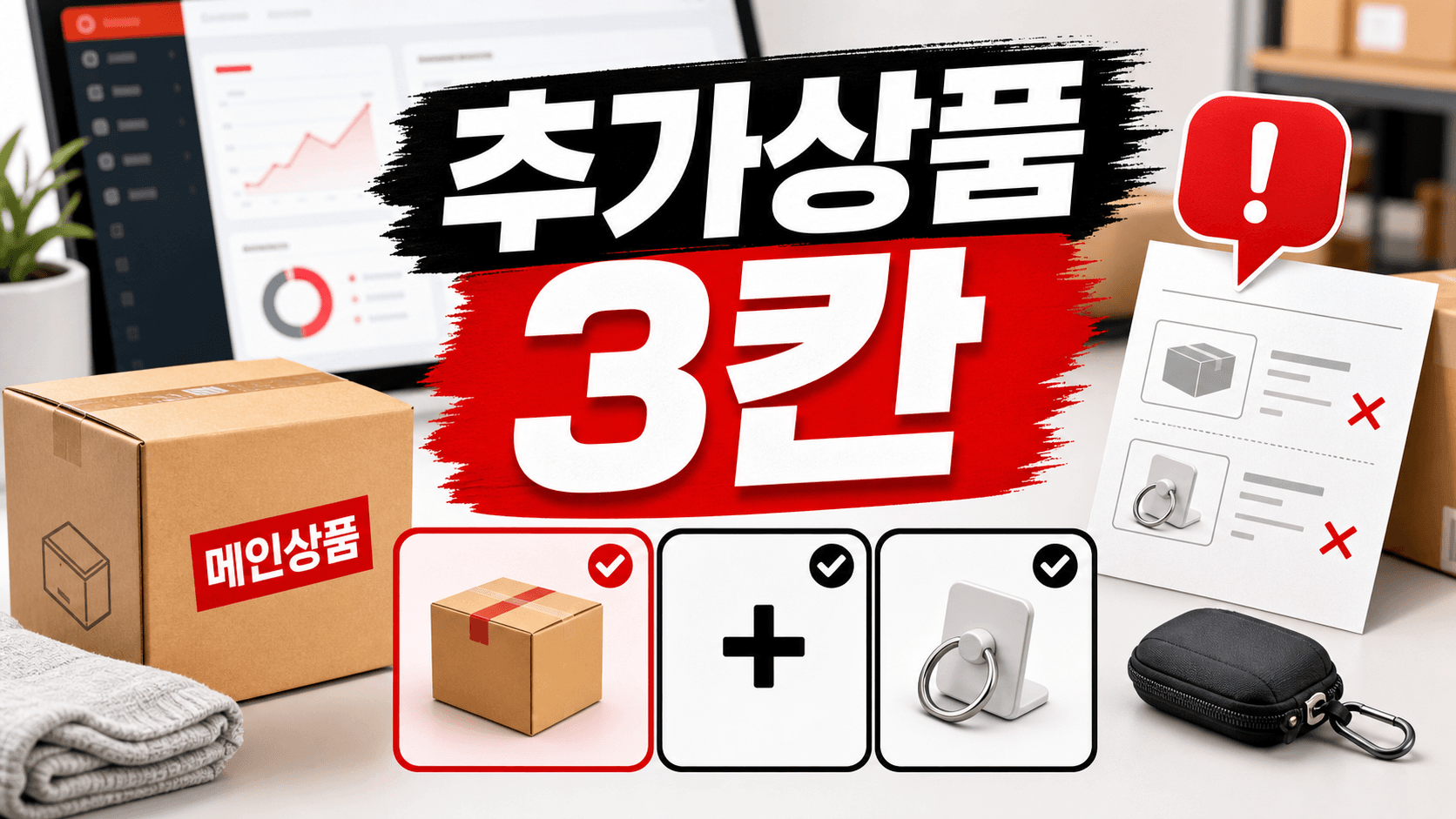 추가상품 단독주문, 배송비 새는 주문 막는 3칸 기준표 대표 이미지