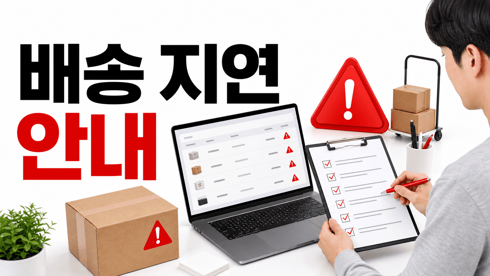 배송 지연 안내 누락, 취소 문의 줄이는 10분 점검표 대표 이미지