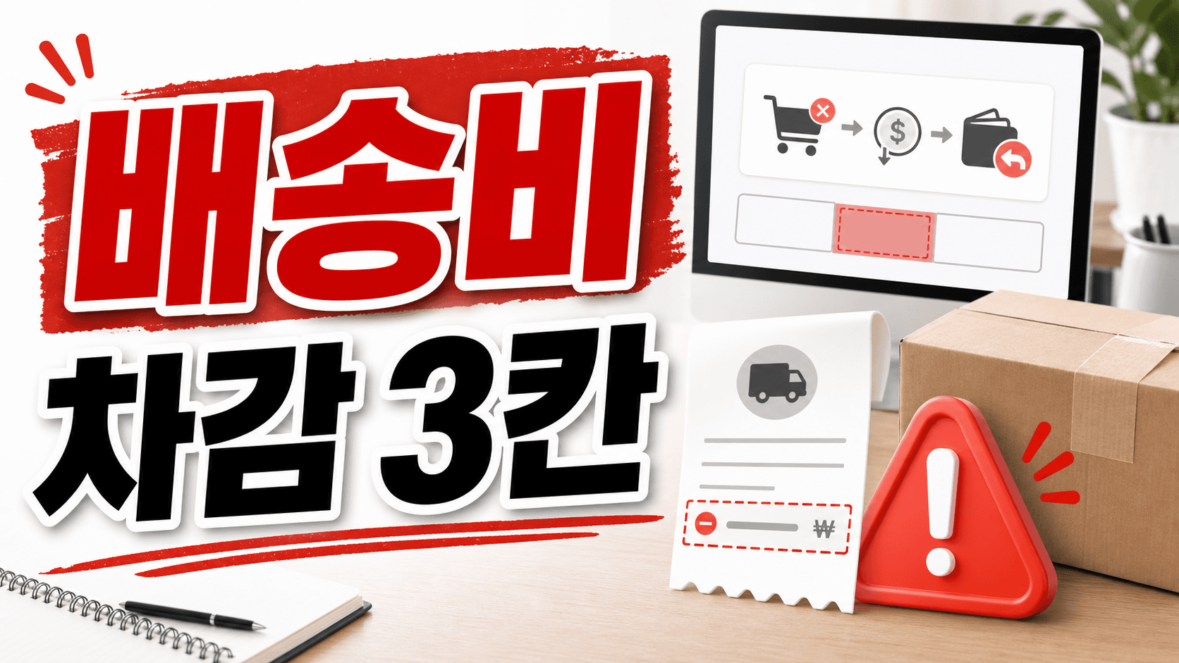 부분취소 환불금 새는 주문, 배송비 차감 3칸 기준표 대표 이미지