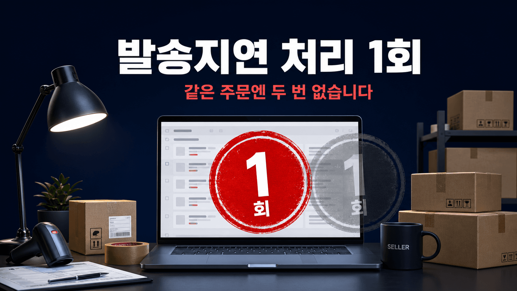 발송지연 처리를 눌렀는데 또 늦어진 주문, 같은 버튼이 두 번은 눌리지 않습니다 대표 이미지